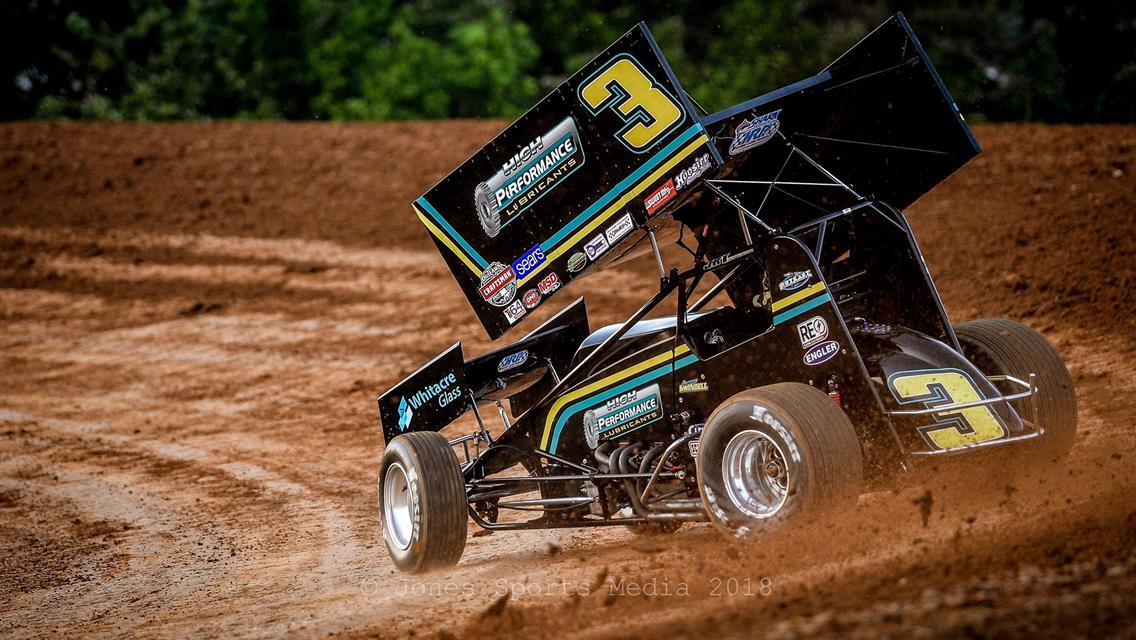 Swindell Charges From 16th to Second During ASCS National Tour Race at I-30 Speedway