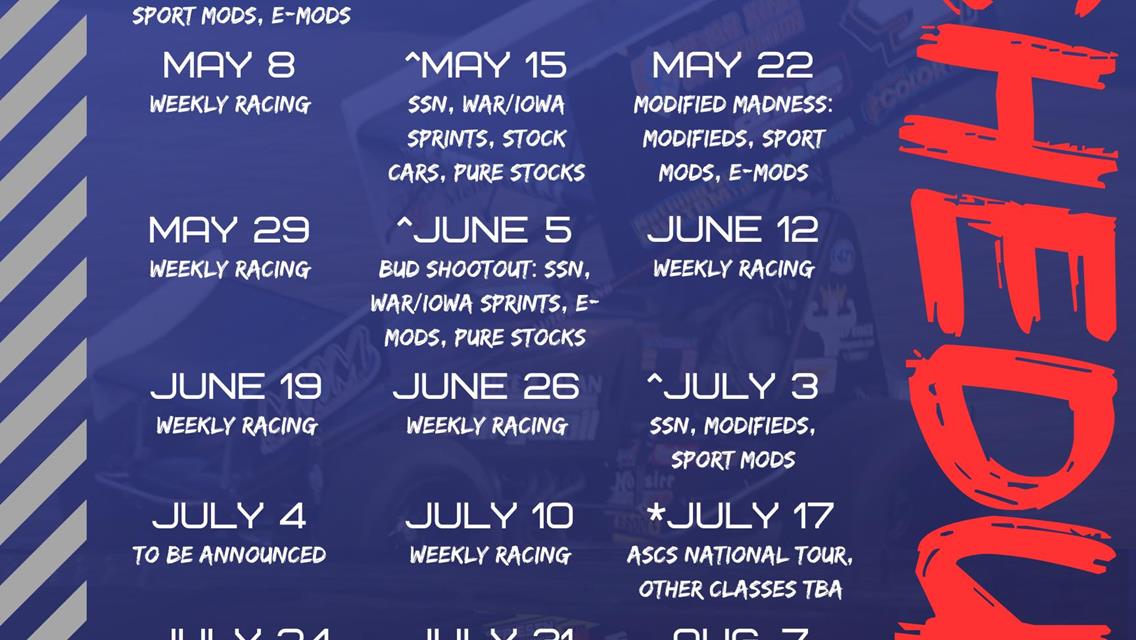 US 36 Raceway Releases 2020 Schedule