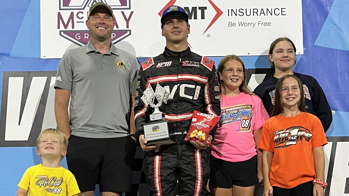 Emerson Axsom Becomes Seventh First-Time 410 Winner at Knoxville in 2024; Austin McCarl is Champ!