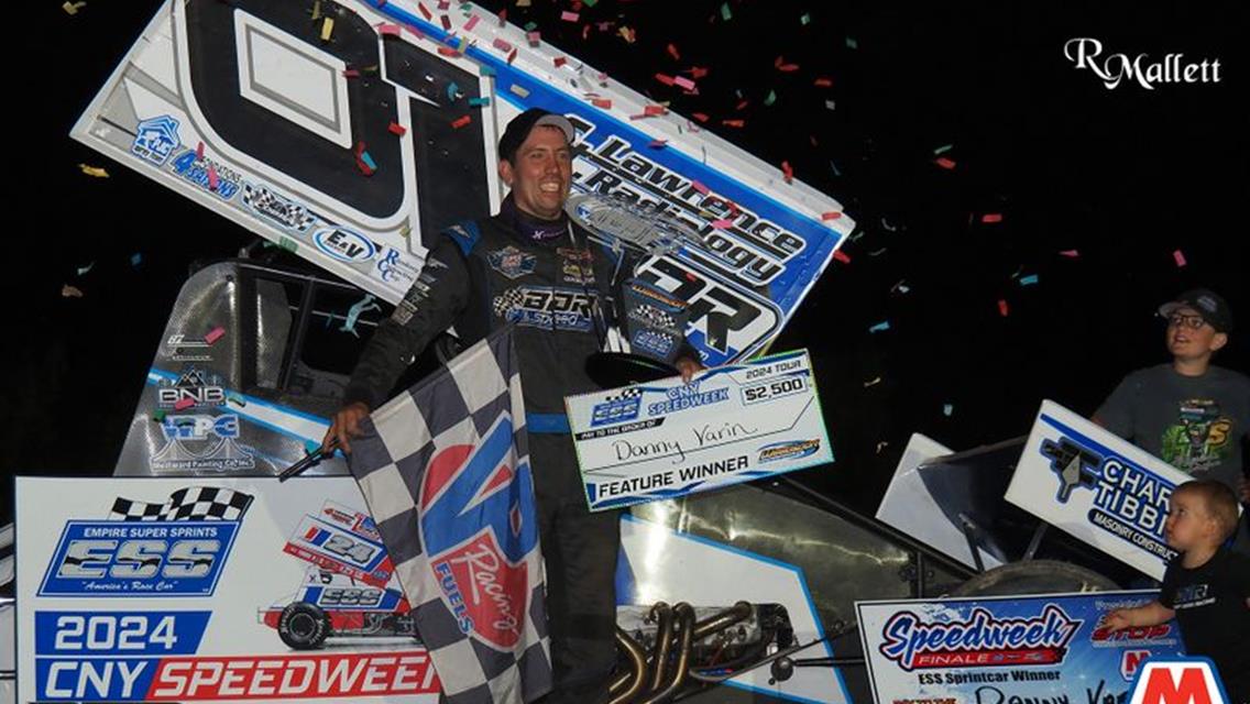 Varin Wins Battle, Poirier Wins War in ESS CNY Speedweek Finale at Weedsport