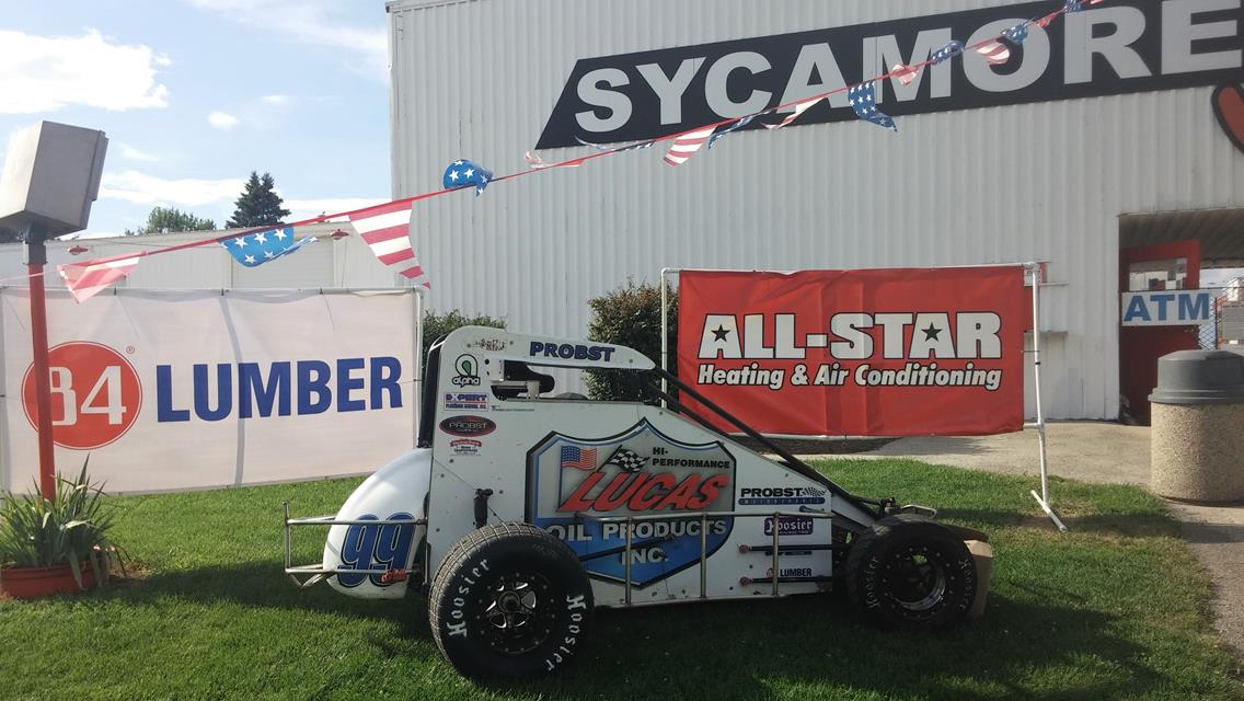 &quot;Midgets Saturday at Sycamore Speedway&quot;   &quot;Probst looking to improve from second place&quot;