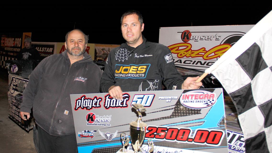 April 27th - Jeep VanWormer Wins The 7th Annual Player Hater 50 To Kick Off the 2013 Season At Winston Speedway