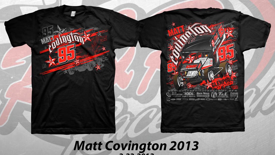 Matt Covington 2013 apparel now available!!