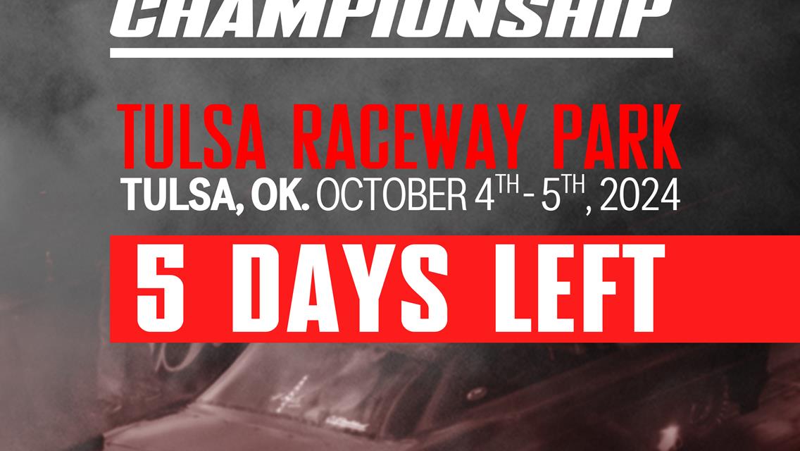 5 Days until No Prep Kings and Street Outlaws kick off their Championship!!