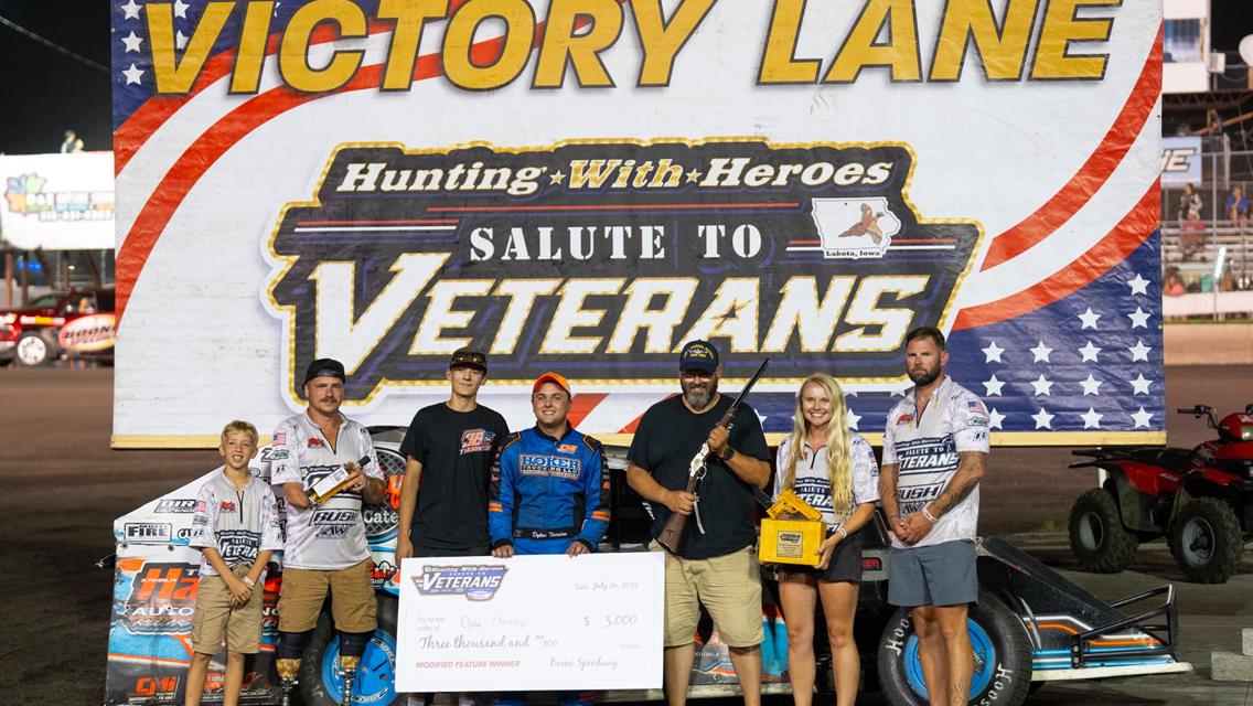 Boone Speedway (Boone, IA) – Salute to Veterans Night – July 26th, 2025.