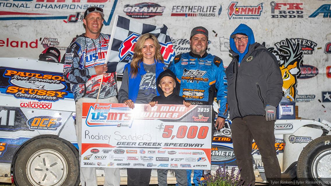 Sanders sails to 124th USMTS win at Deer Creek Speedway