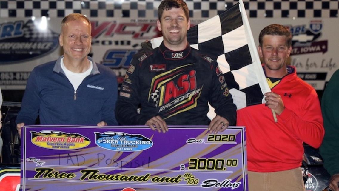 Tad Pospisil Rules Stuart Speedway for Second Win of the Season