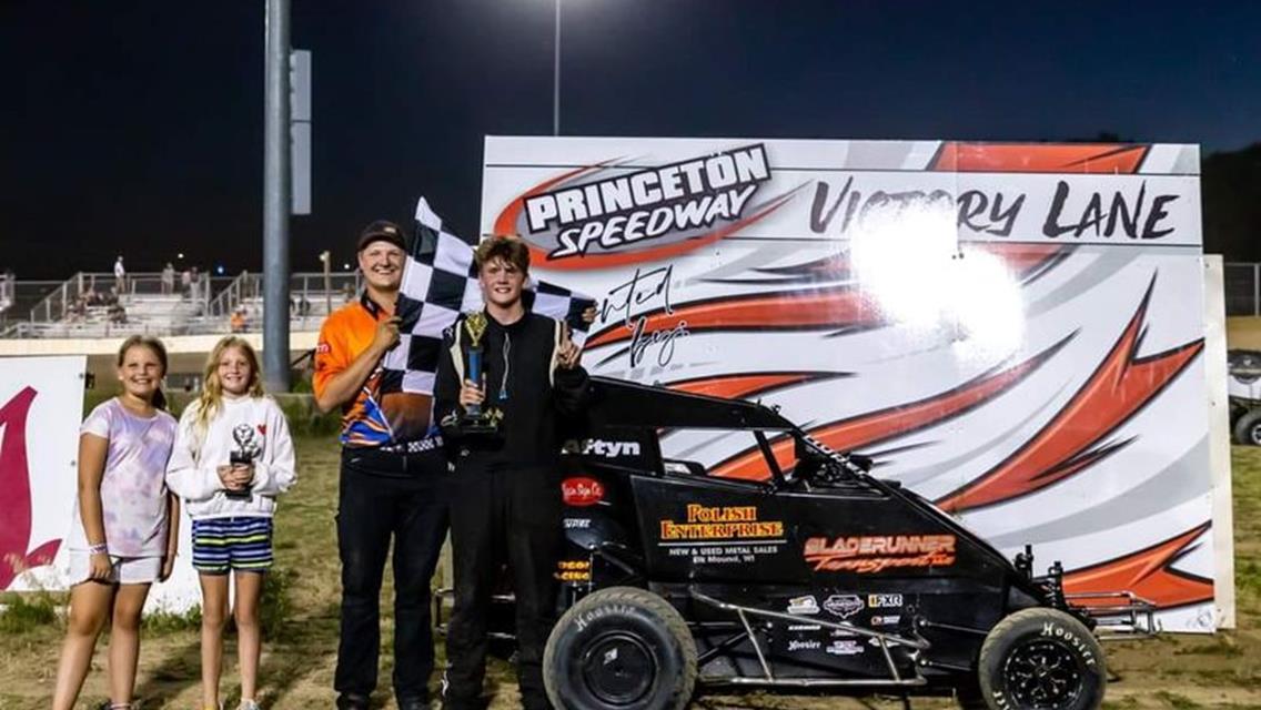 Caleb Moen finds victory lane at Princeton