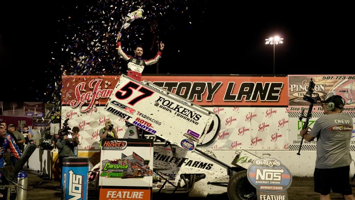 Larson Edges Bayston by 0.085 Seconds to Top Huset’s Hustle Preliminary Night at Huset’s Speedway