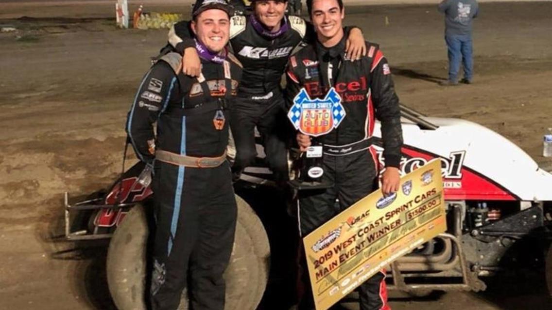 Liggett doubles up USAC West Coast Sprints and Western States Midgets at Santa Maria