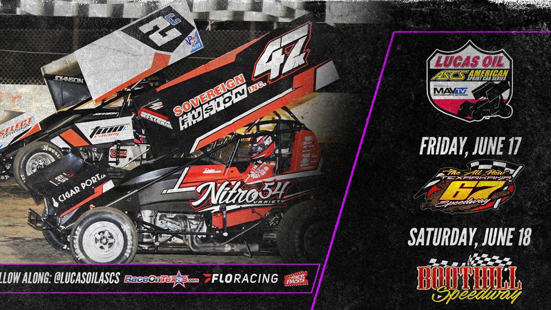 Texarkana 67 and Boothill Speedway Next For Lucas Oil American Sprint Car Series