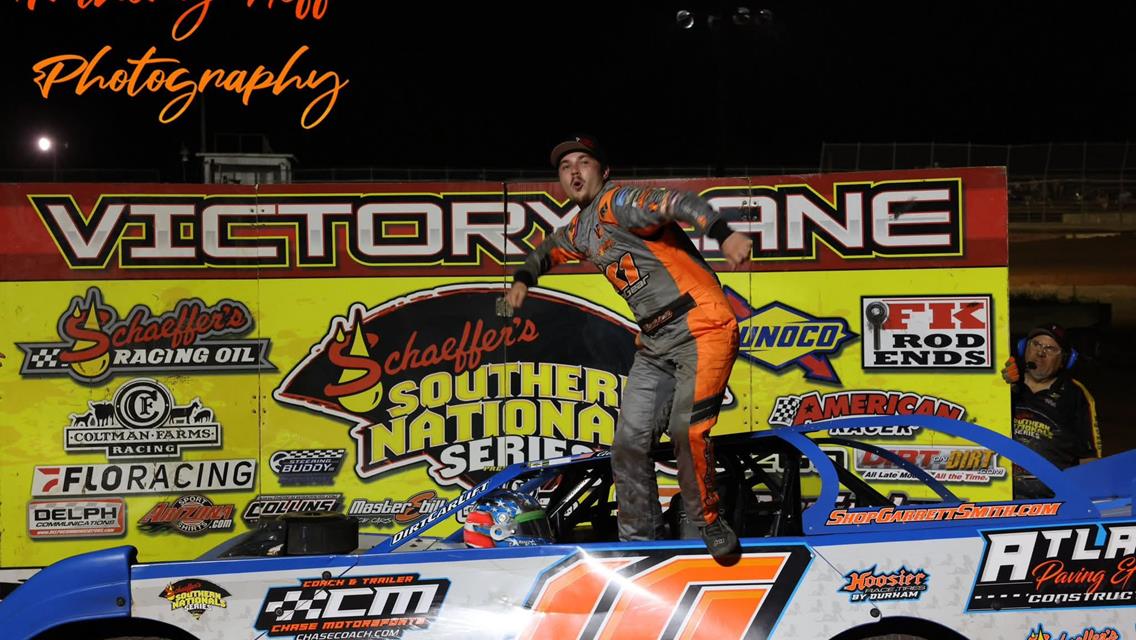Garrett Smith Records First Career Southern Nationals Series Victory in Rebel Yell at Screven