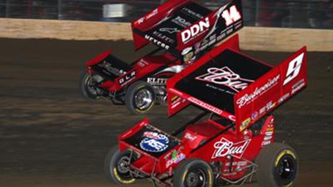 Just 22 Points Separate Joey Saldana, Jason Meyers &amp; Steve Kinser in World of Outlaws Championship Standings Heading into Dodge City Raceway Park