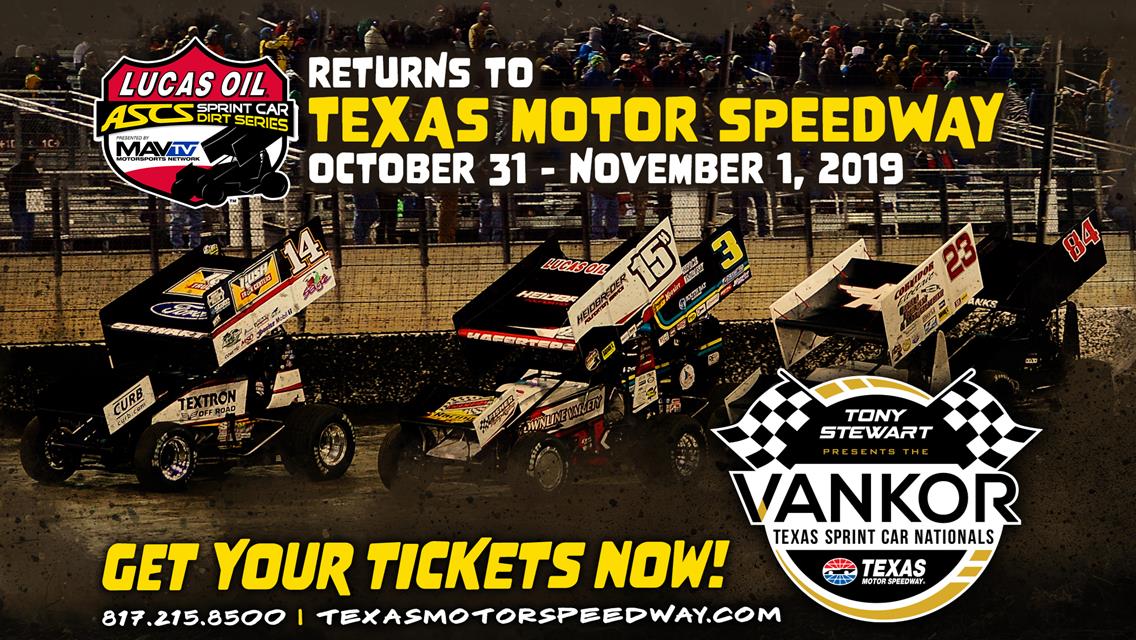 Need To Know: American Sprint Car Series at Texas Motor Speedway