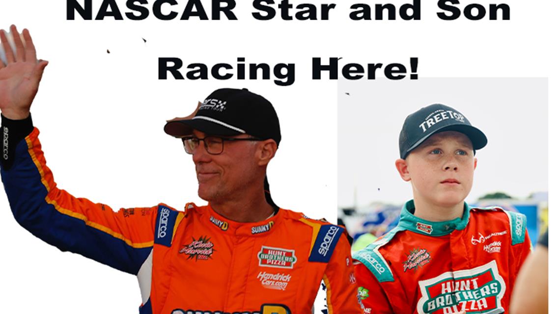 NASCAR Champion Kevin Harvick and Son Keelan to Race Here.