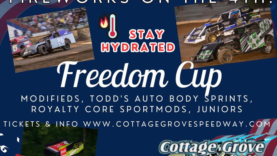 FREEDOM CUP IS GONNA BE A HOT ONE THIS YEAR, BE SURE TO STAY HYDRATED!!