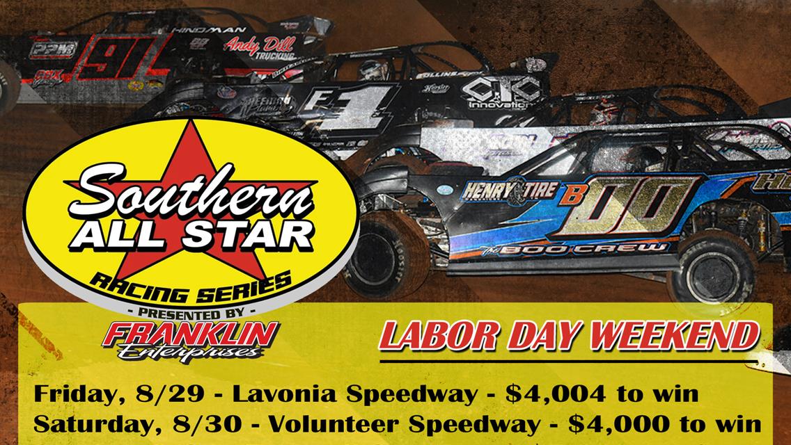 Labor Day Weekend Tripleheader Ahead for Southern All Star Dirt Racing Series