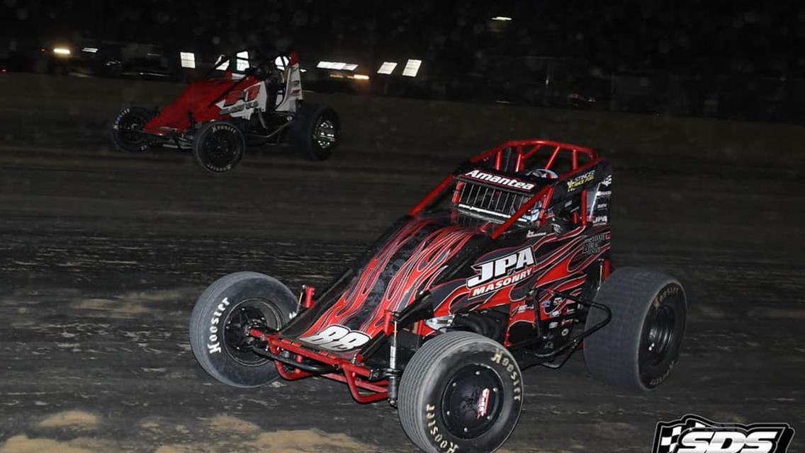 Amantea Posts Top Five in Both Micro Sprint and Non-Wing Sprint Car