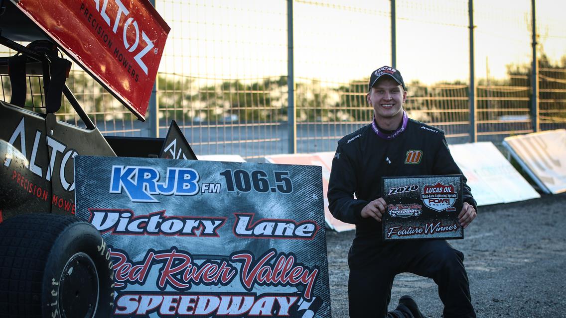 ALL ARNESON: Arneson brothers sweep Modified doubleheader at Red River Valley Speedway