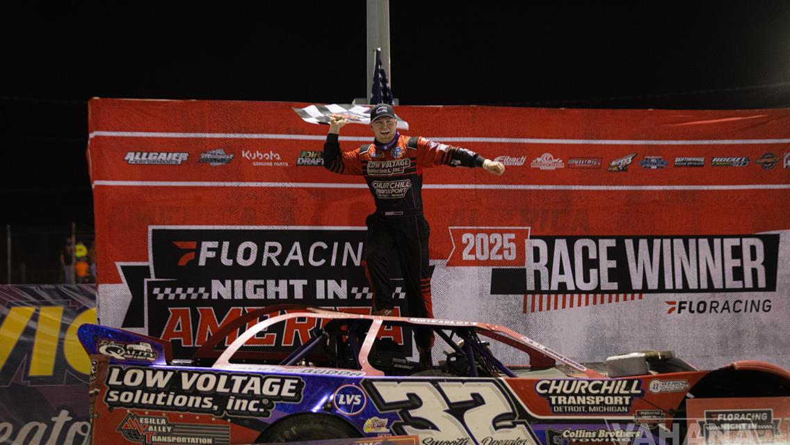 Pierce Powers to Victory in LaSalle Speedway Reopening