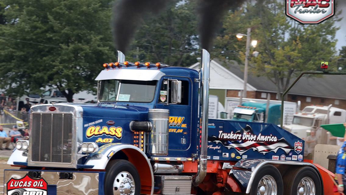 MAC Trailer Hot Rod Semis Join Power Pulling Productions at Indiana County Fair Pull this Weekend