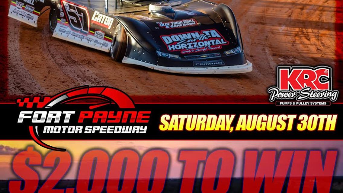 Friday Practice Set at Fort Payne Ahead of Saturday’s $2,000 Main Event