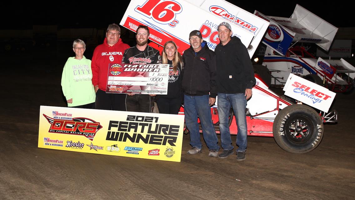 Shebester spoils Harris’s bid for a 2nd OCRS win at Creek County Speedway