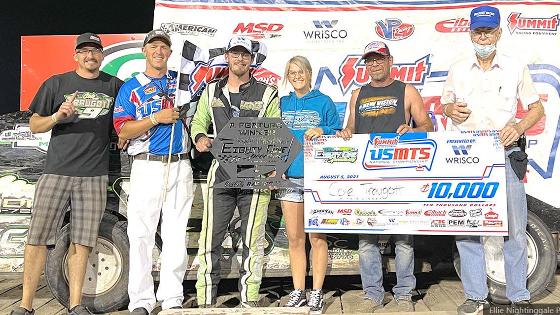 Traugott emerges $10,000 richer after wiring USMTS field at 81 Speedway