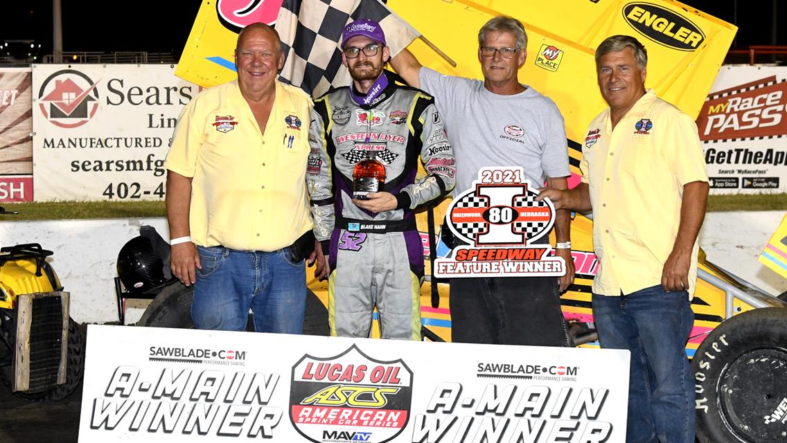 Blake Hahn Wins The Casey’s Midwest Fall Brawl At I-80 Speedway