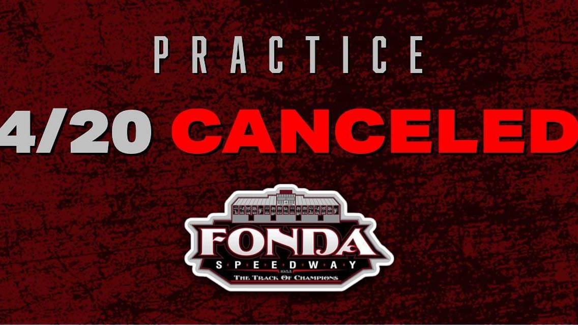 WEDNESDAY PRACTICE CANCELED, RACING IS ON FOR SATURDAY (APRIL 20) MONTGOMERY COUNTY OPEN