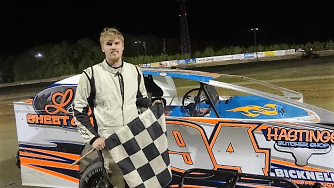 JORDN JUSTICE LEADS ALL 15 IN AC DELCO SPORTSMAN