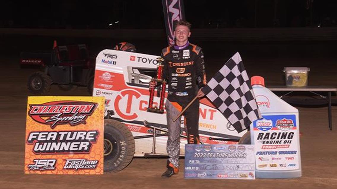 Cannon McIntosh Perfect at Charleston Speedway with POWRi National Midget League