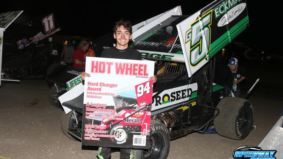 Nodak Speedway (Minot, ND) – Northern Outlaw Sprint Association – May 4th, 2025. (Speedway Shots photo)