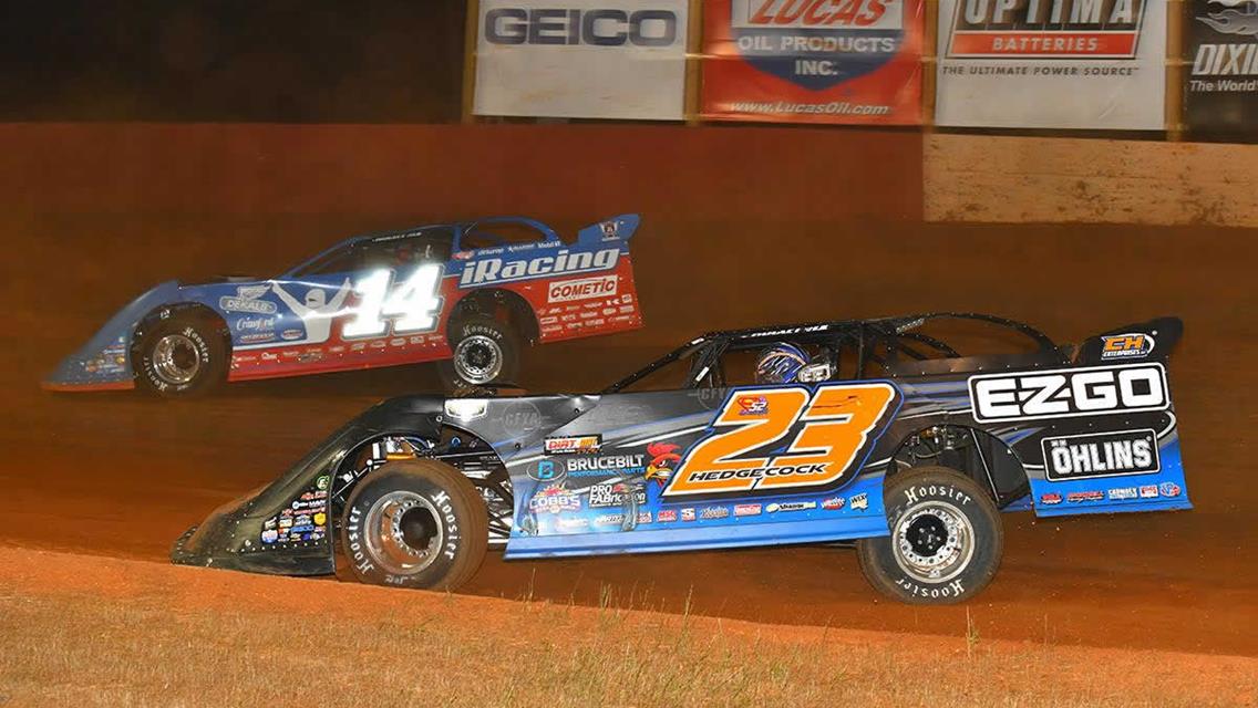 Eighth place finish with Lucas Oil Late Model Dirt Series at SMS