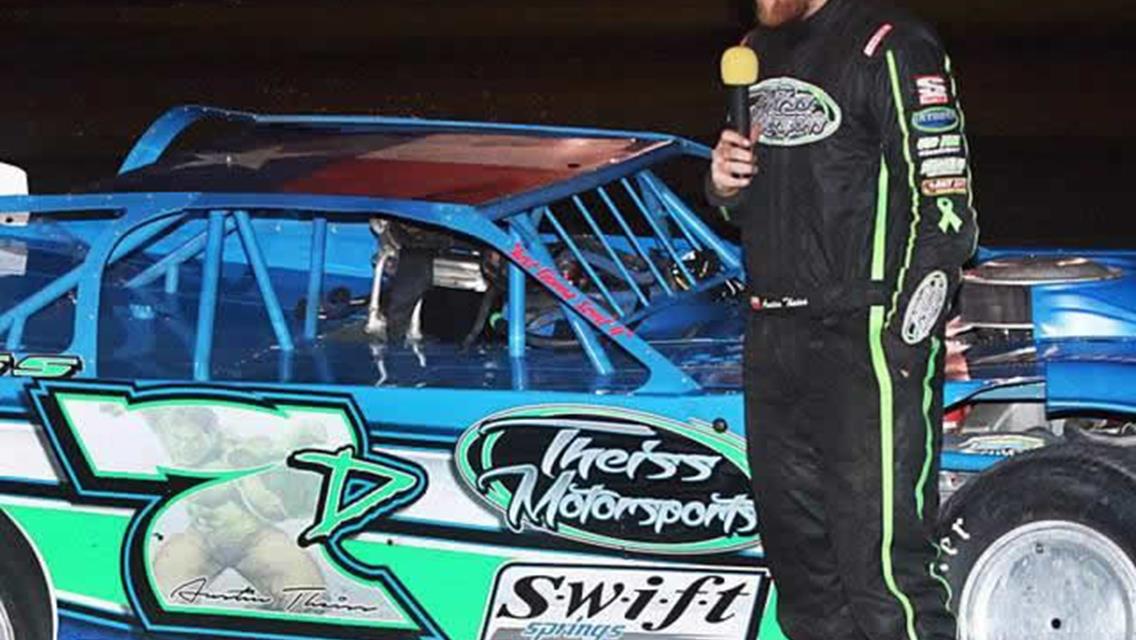 Austin Theiss Bags First Win of the Season at Battleground Speedway