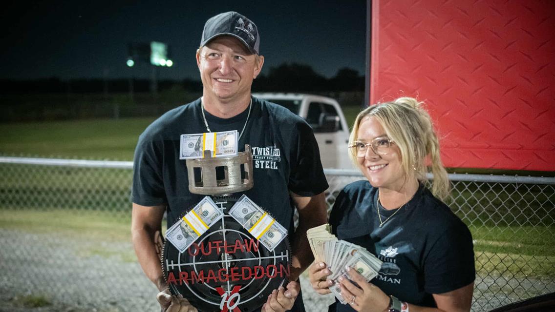 Chase &quot;The Hitman&quot; Womack takes High Rollers Small Tire Win over Kye Kelley at Outlaw Armageddon 10