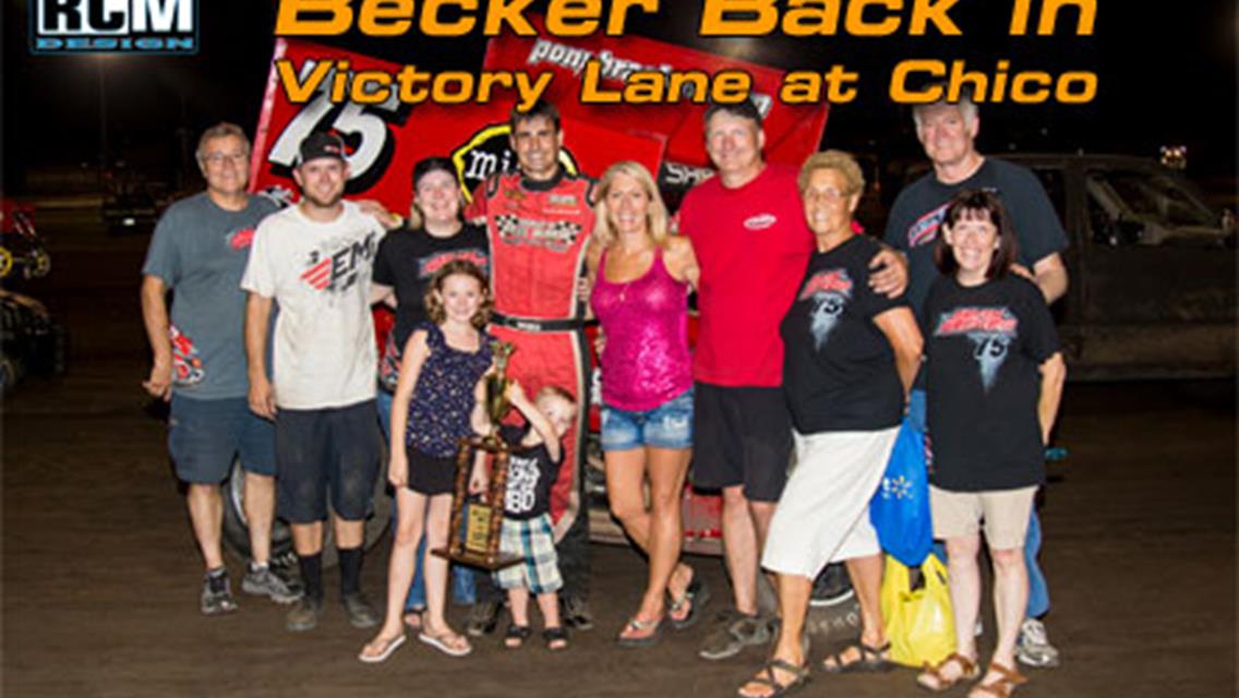 Becker Back in Victory Lane at Chico