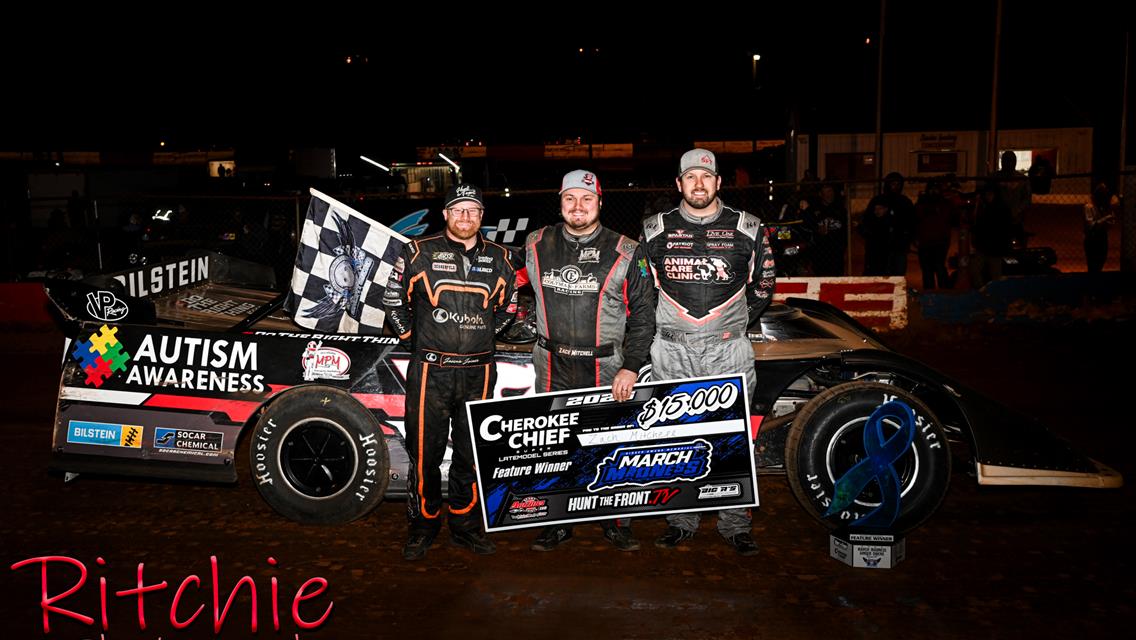 Cherokee Speedway (Gaffney, SC) – Cherokee Chief Super Late Model Series – March Madness – March 2nd, 2025. (Ritchie Photography)