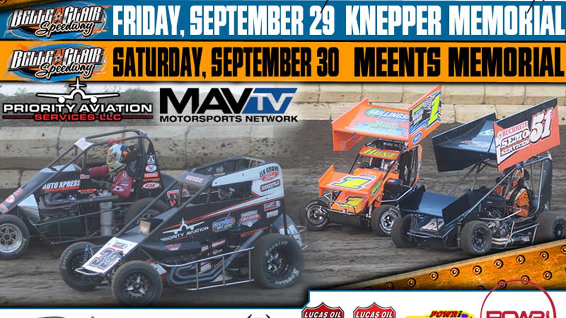 Knepper &amp; Meents Memorial Weekend Fri 9/29 &amp; Sat 9/30