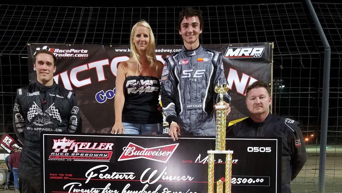 Giovanni Scelzi Scores First Sprint Car Win During 24th Career Start