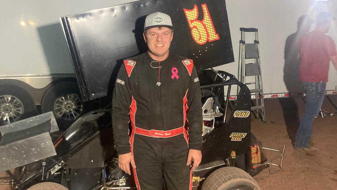 Joshua Huish Earns POWRi Desert Micro Sprint Series Victory at Legacy Speedway