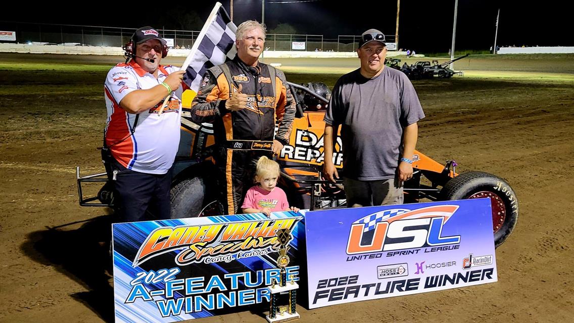 Danny Smith Steals The Show At Caney Valley Speedway!