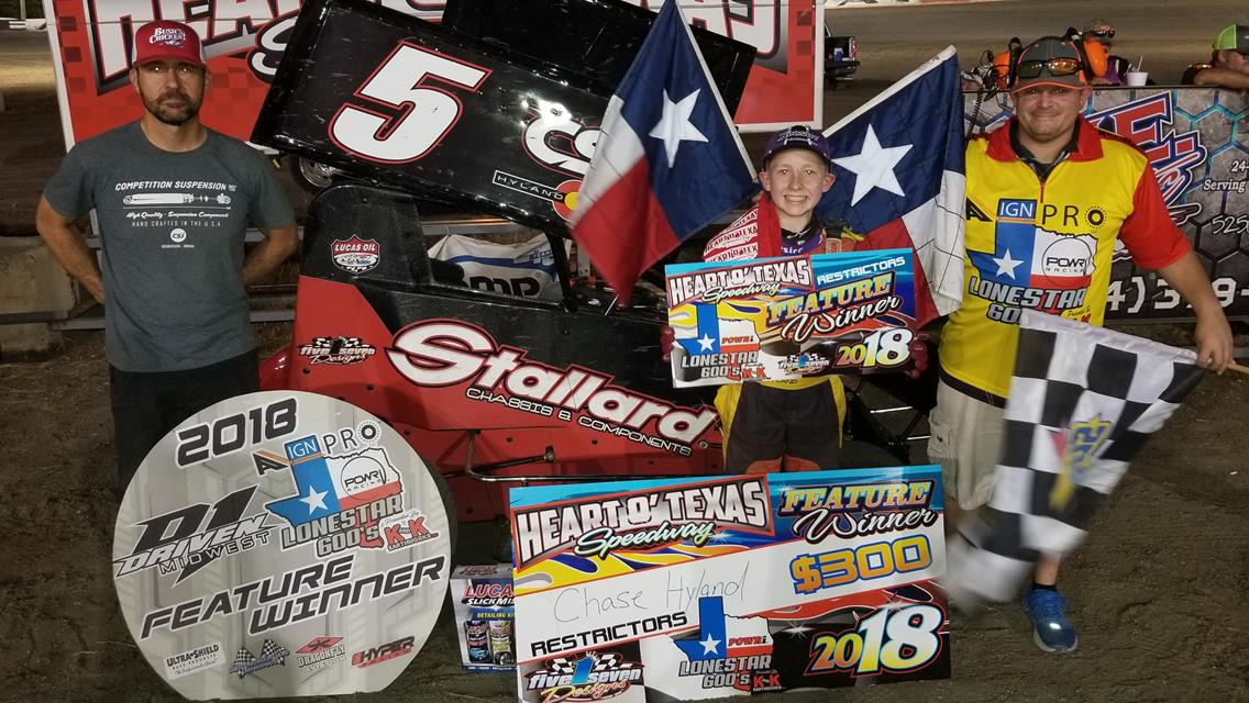 Lucas &amp; Hyland Top Night #1 at Heart O&#39; Texas Speedway