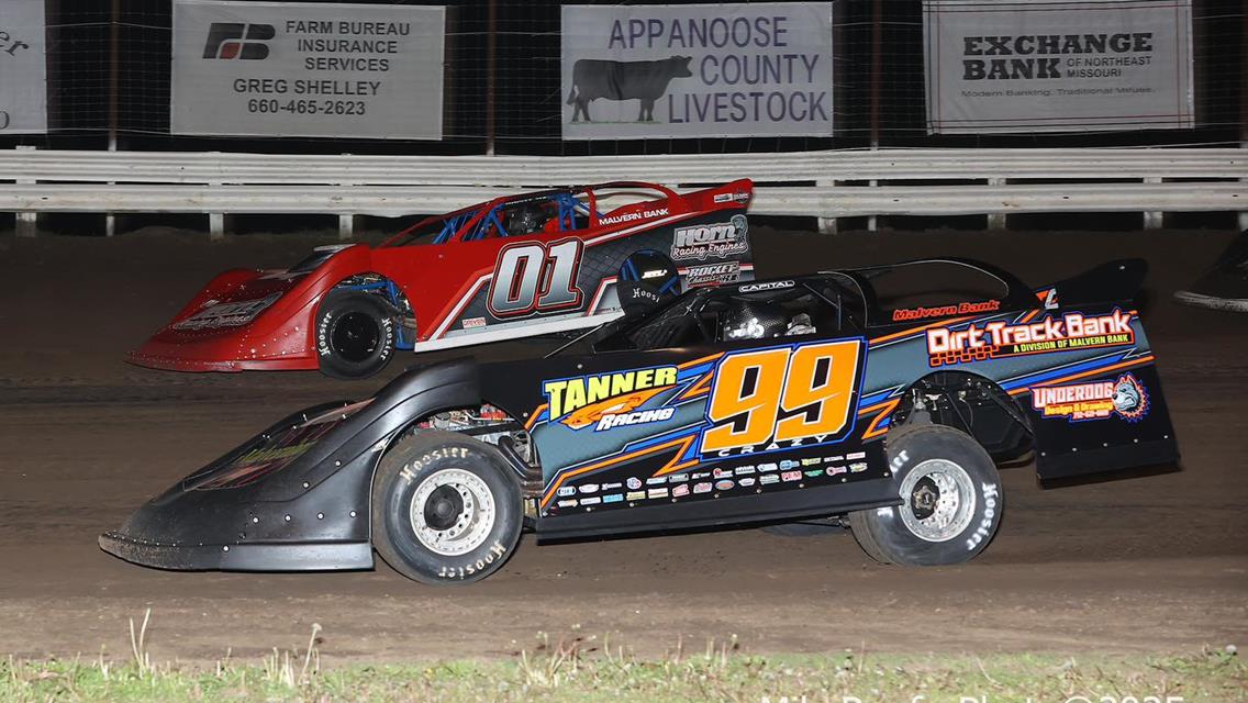 Scotland County Speedway (Memphis, MO) – Malvern Bank East Series – April 25th, 2025. (Mike Ruefer photo)