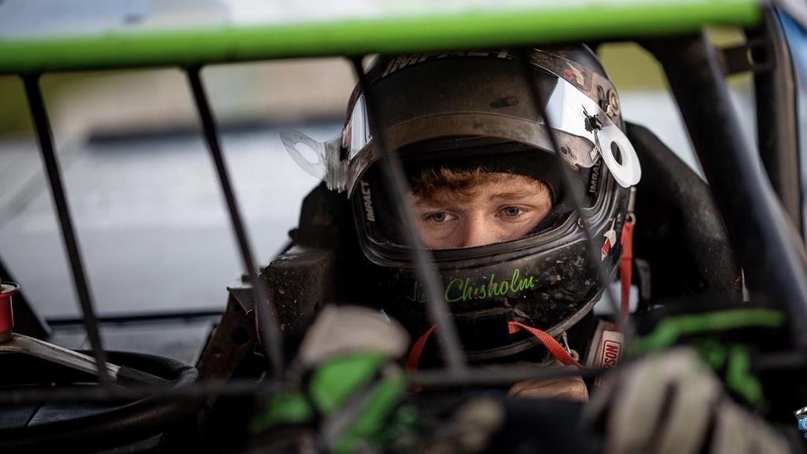 Iowa teen Chisholm hopes first visit to Lucas Oil Speedway helps him harvest USRA B-Mod National title repeat