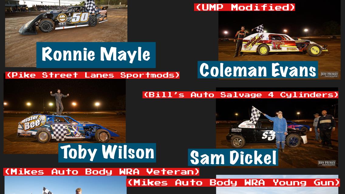 Congrats to the 2021 Ohio Valley Speedway Track Champions