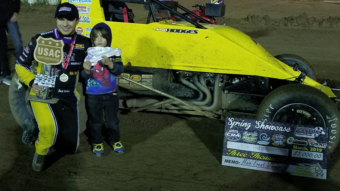 Hodges sprints to victory at Canyon Speedway Park