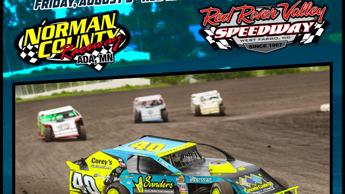 NEXT RACE: Thursday, July 11 - Sanders SportMod Challenge | INEX Legend Minn-Kota Challenge | Red River Sprint Series