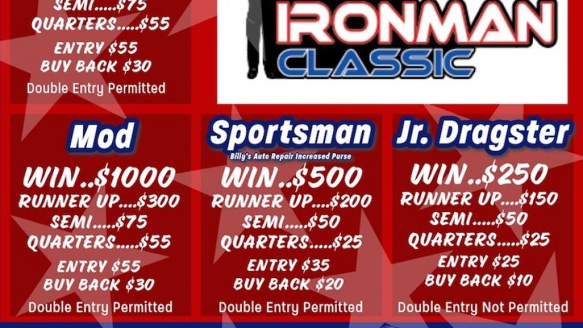 Bunker Hill Dragstrip Set to Host IHRA Ironman Classic June 15