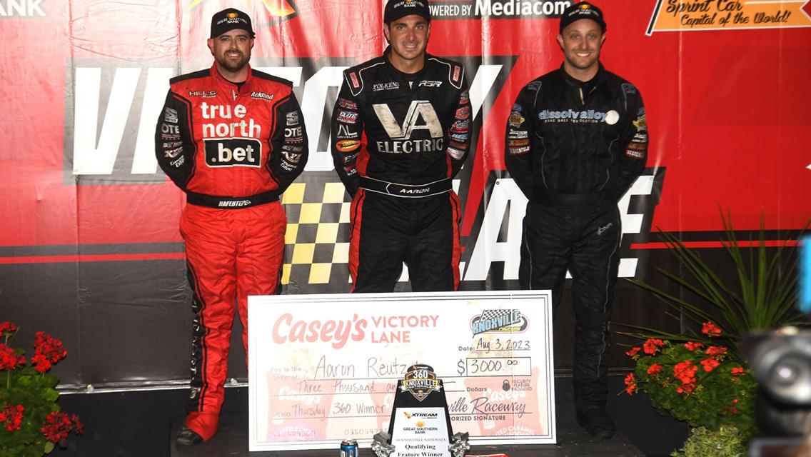 Aaron Reutzel Starts 360 Nationals Defense with Thursday Prelim Win